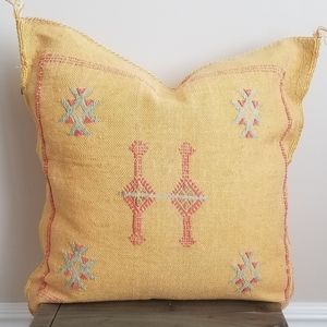 Cactus (Sabra) Silk Moroccan Pillow Cover